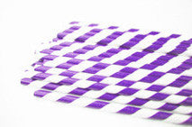 paper straws - grape