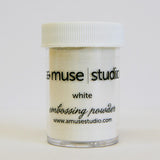 embossing powder - white