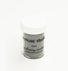 embossing powder - silver