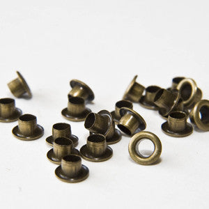 eyelets - antique brass