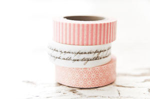 washi tape - valentine collection trio