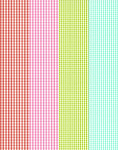 a|s cardstock - gingham assortment