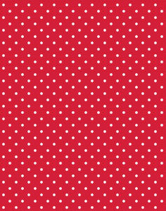 a|s cardstock - petite polka dot cherry