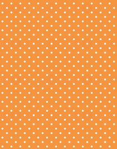 a|s cardstock - petite polka dot orange