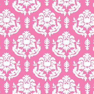 a|s shimmer damask cardstock - bubblegum