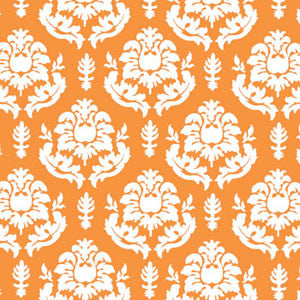 a|s shimmer damask cardstock - orange