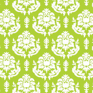 a|s shimmer damask cardstock - lime