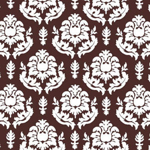 a|s shimmer damask cardstock - french roast