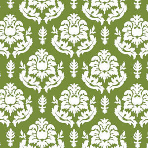 a|s shimmer damask cardstock - fern