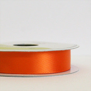 satin ribbon - orange