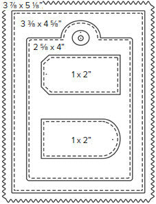 a|s die set - tag bundle