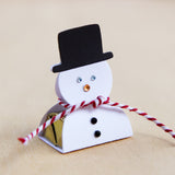 a|s die set - turkey/snowman candy package