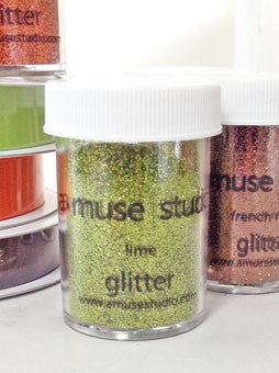 glitter - lime