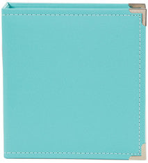 snap faux leather album 6x8 - mermaid