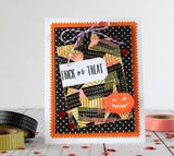 a|s cardstock - petite polka dot onyx