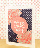 a|s cardstock - petite polka dot navy