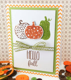 a|s cardstock - chevron orange